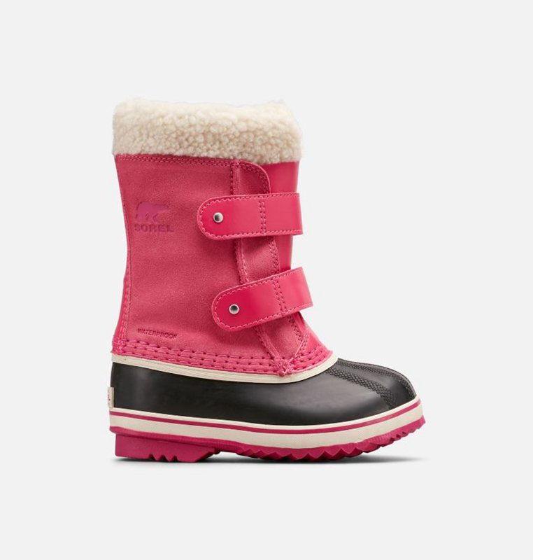 Botas Nieve Sorel Niños - Childrens 1964 Pac™ Strap Rosas/Negras - 28975-FPLY